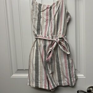 LUSH Striped Romper